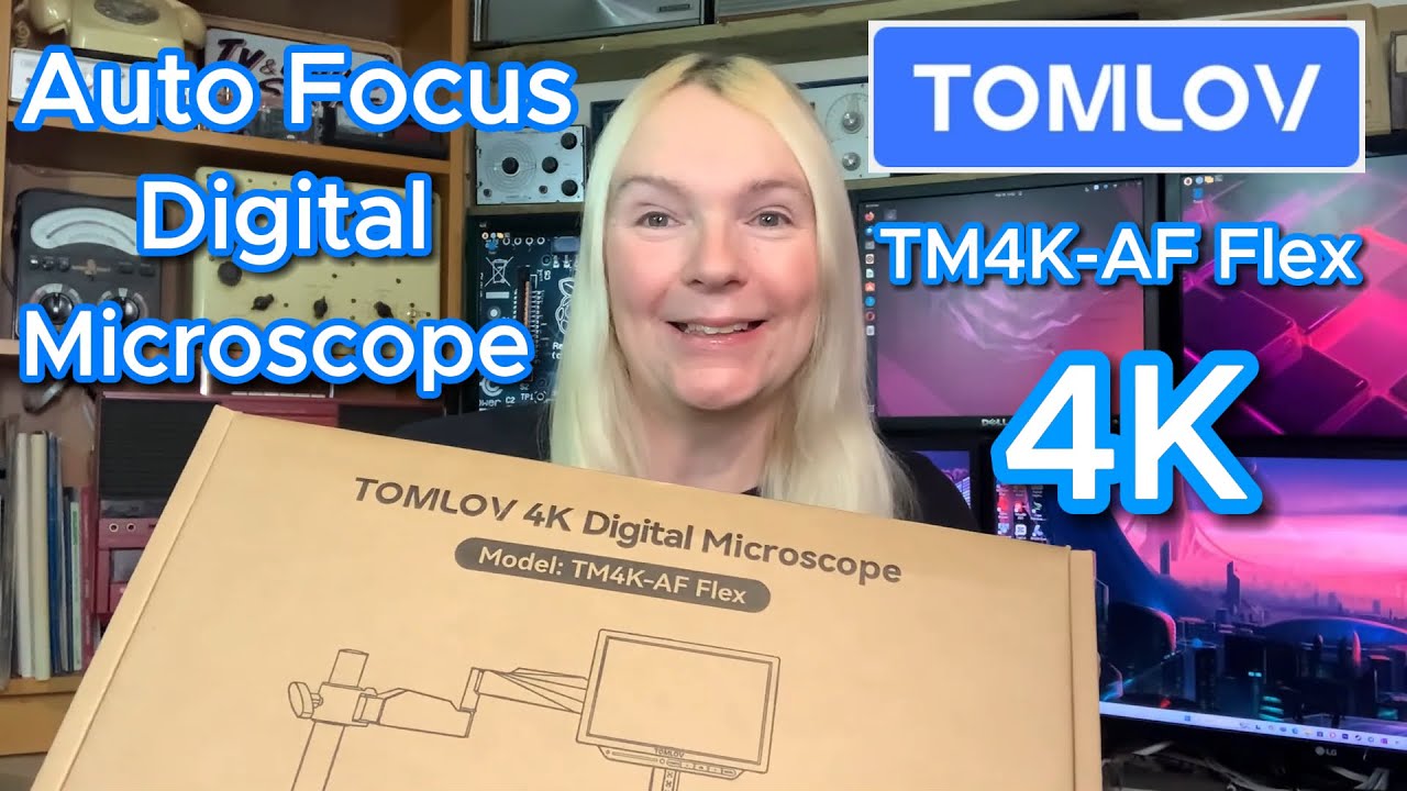 Tomlov TM4K-AF Flex Auto Focus 4K Digital Microscope