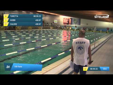 Serie 13 dei 100 Rana  Assoluti Maschi Master - Campionati Regionali Master 2015 VENETO e FRIULI VG