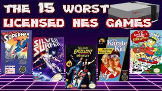 THE 15 WORST LICENSED NES GAMES| RANKED
