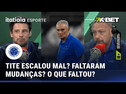 ANÁLISE: O QUE FALTOU PARA O CRUZEIRO? ESCALAÇÃO PRECISA SER ALTERADA? COMENTARISTAS ANALISAM