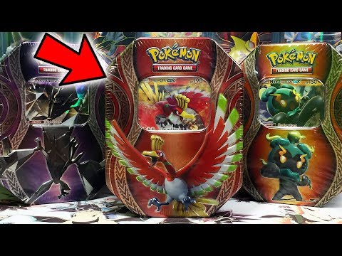 OPENING A HO-OH GX MYSTERIOUS POWERS TRIO POKEMON TIN!