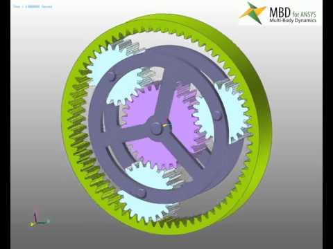 MBD for ANSYS - [Basic MBD Model] Planet Gear