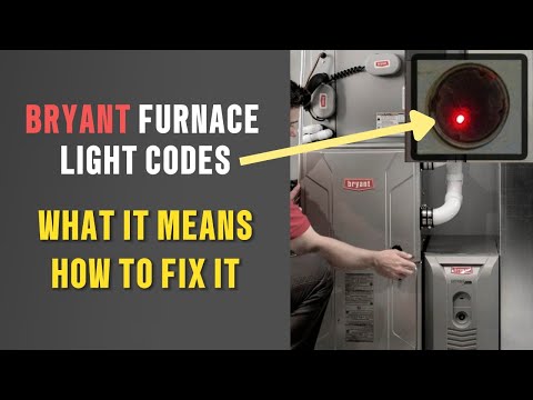 Bryant Furnace Light Error Codes: Blinking Light Meanings & Fixes video thumbnail