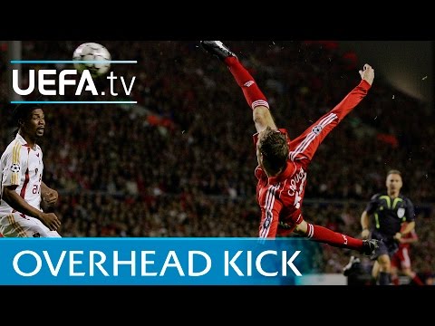 Peter Crouch overhead kick - Liverpool v Galatasaray - 2006/07