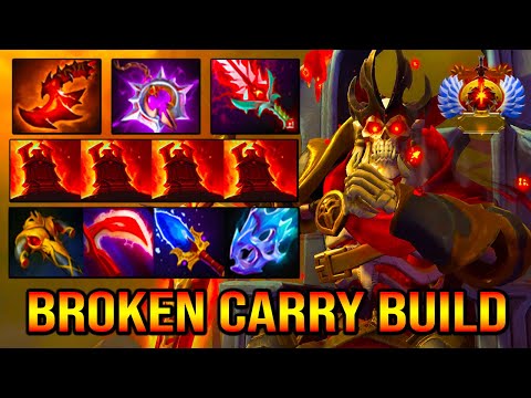 [ Wraith King ] BROKEN CARRY BUILD - WORLD BEST OF TEAM FIGHT - EPIC BATTLE - GAMEPLAY