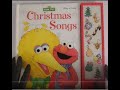 SESAME STREET Christmas Songs Play A Song INTERACTIVE Button Sound Book