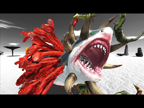DEATH MATCH | MUTANT TITANOBOA MEGALODON NEW UPDATE - Animal Revolt Battle Simulator