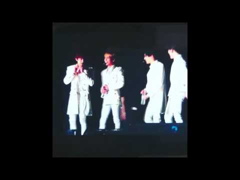 140830 Taemin got scared by the coordi @ We Love Gangwon Kpop Concert