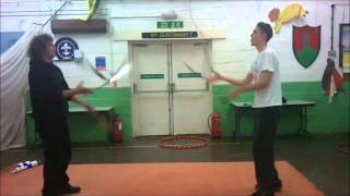 Pass Juggling Knives at Glastonbury Juggling Club
