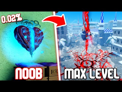 Noob to Max Level Using Mythical OPE V2 Fruit in Fruit Battlegrounds.. (Roblox)