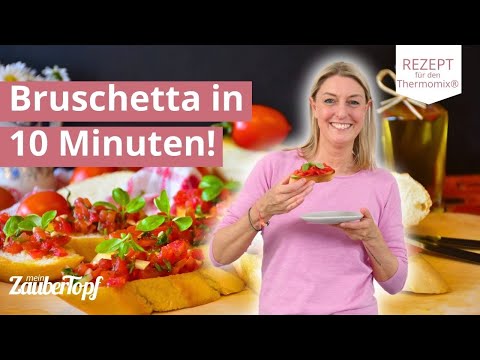 Köstliche Bruschetta wie beim Italiener 🍅🍞 | Thermomix® Rezept
