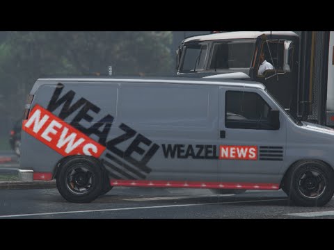 Weazel News Van Crash Test