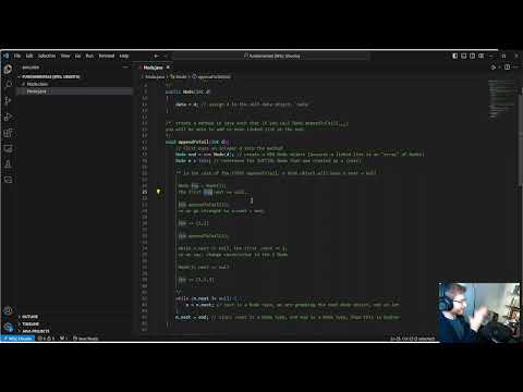 Learning Java Together | Data Structures & Algorithms | Linked Lists - Coding Practice |(Live Stream)