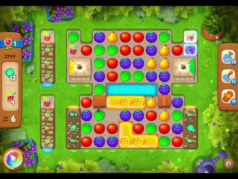 GardenScapes Level 2149 no boosters (18 moves)