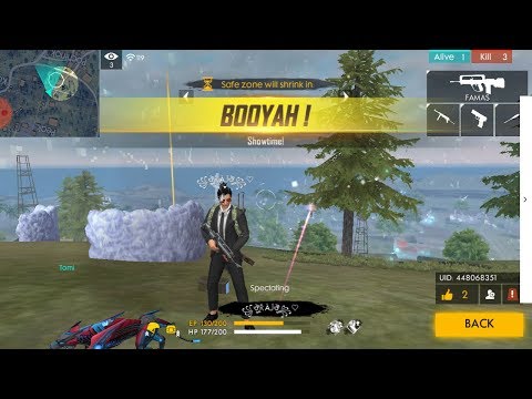 Free fire custom game play ....top 1 will be get monthly member ship...