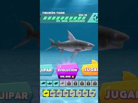 estos son todos lo tiburones que tengo en hungry Shark#shorts