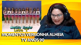 ME REAGINDO A VERGONHA ALHEIA NA TV