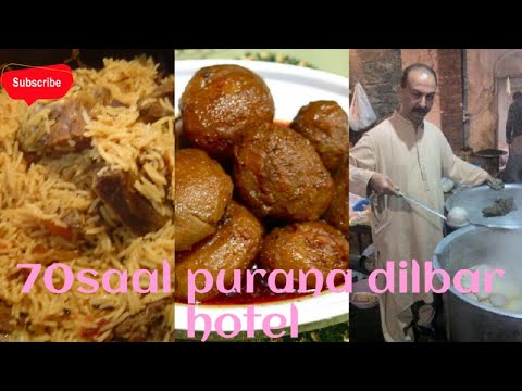 Hotel which serves food to  Prime Ministers. kashmiri food#dilbar hotel #love pakistan