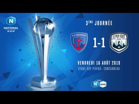 J3 : US Concarneau - Le Puy Foot 43 (1-1), le résumé I National FFF 2019-2020