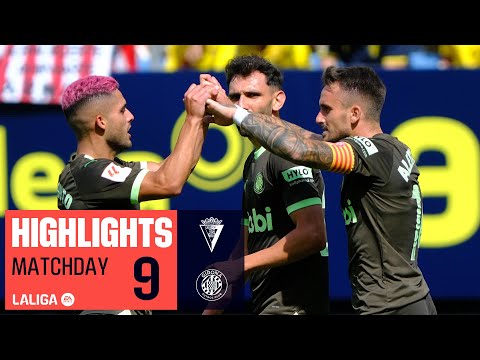Resumen de Cádiz vs Girona Matchday 9