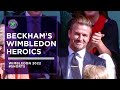 David Beckham's Moment of Wimbledon Magic #shorts