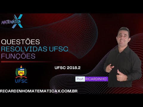 UFSC - Resolução Funções 2018.2