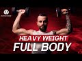 HEAVY WEIGHTS TOTAL BODY WORKOUT | Spartan Shred - Day 9