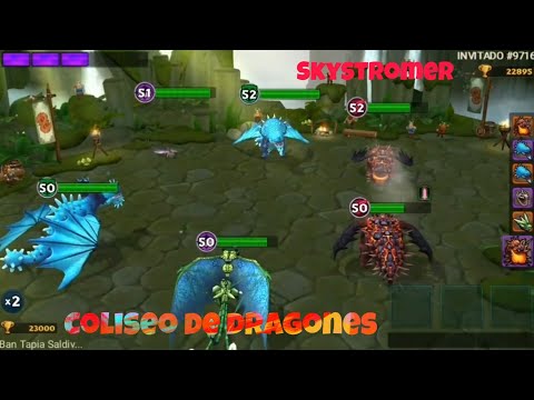 Cómo entrenar a tu dragón: El resurgir de Mema Coliseo de dragones arena  6.0