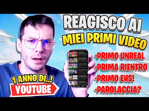 REAGISCO AI MIEI PRIMI VIDEO DI FORTNITE! [1 ANNO DI YT]  #fortnite #fortniteita #smi_ii