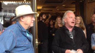 Jerry Jeff Walker's  Star unveiling ceremony Paramount Theater Austin Texas  March 26,2016