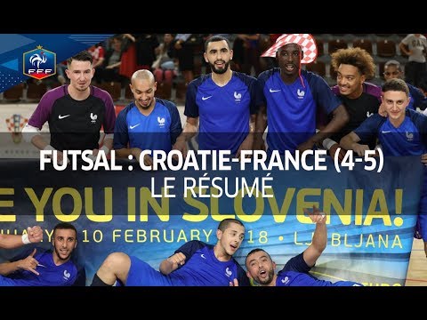 Futsal, barrage retour Euro 2018 : Croatie - France (4-5), le résumé I FFF 2017
