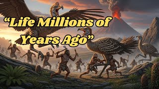 “Life Millions of Years Ago | Homo Habilis Battle Giant Prehistoric Birds”