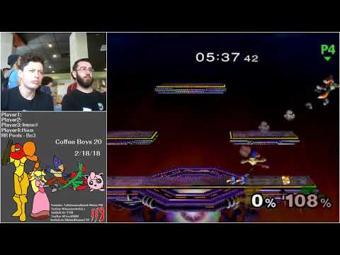CB 2/18/18 - Melee Singles - Impact (Falco) Vs. Haus (Fox) - RR Pools