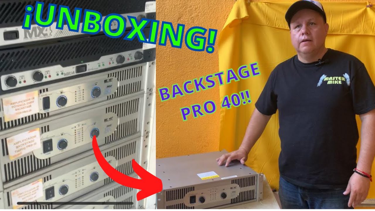 Compramos un Amplificador Backstage Pro 40 - Unboxing.