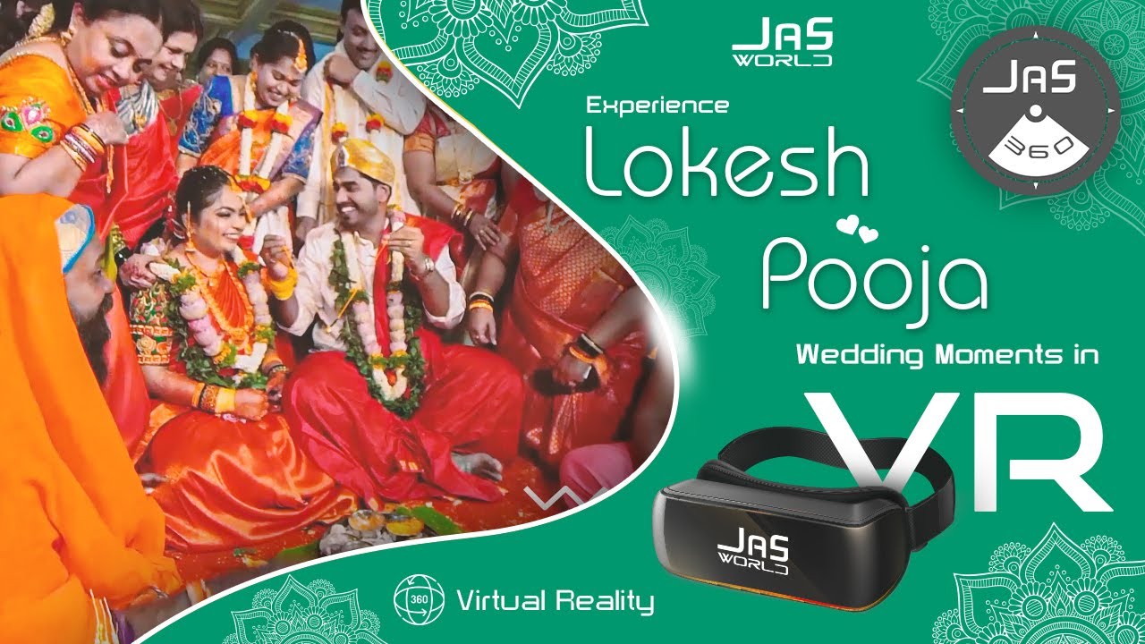 Lokesh + Pooja Bangalore Wedding in 360° Video | Jas360 | Jas World | VR Wedding | 360° Wedding