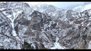 [4K] 日光 雲竜渓谷 Ice Curtain – Frozen Waterfalls of Unryū Valley, Nikkō, Japan (Early March)