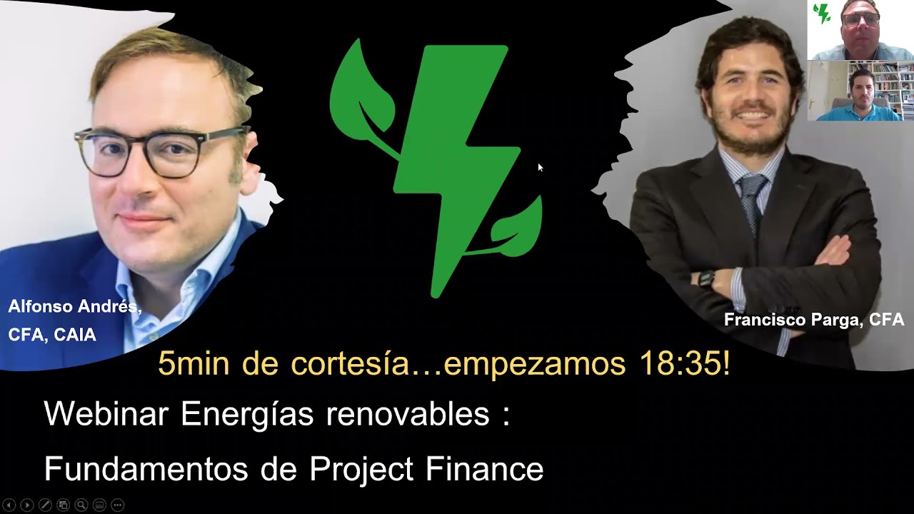 DBF Finance: Webinar sobre Energías Renovables con Alfonso Andrés: Fundamentos de Project Finance