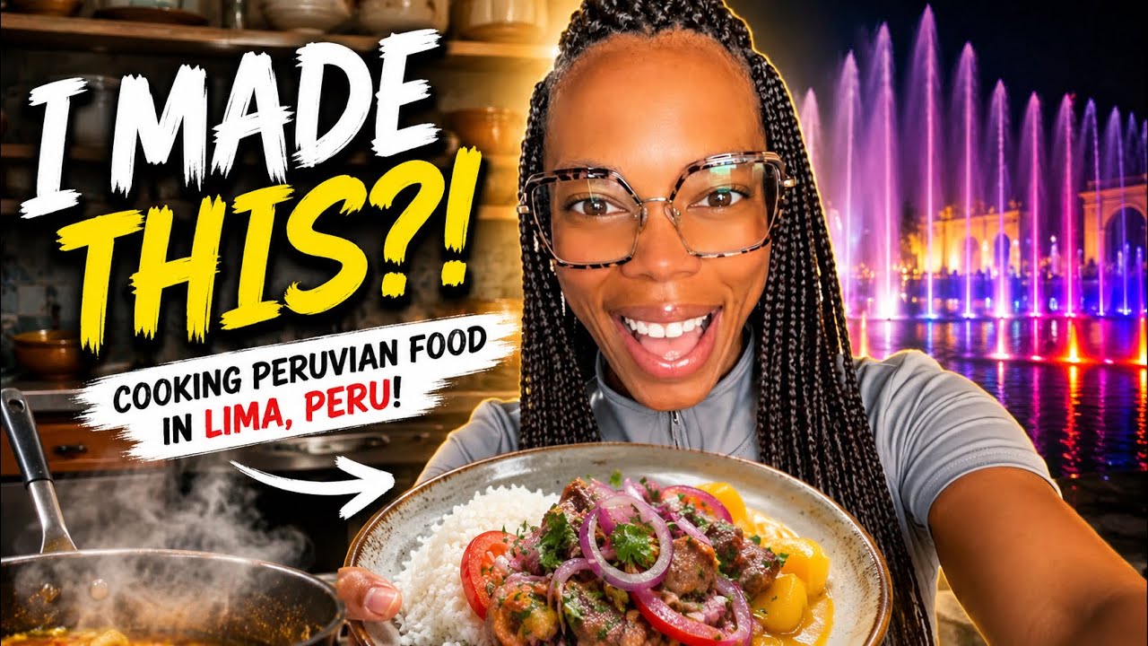 I COOKED Peruvian Food for the FIRST TIME! 🇵🇪 Solo Trip to Lima Peru + The Magic Water Circuit