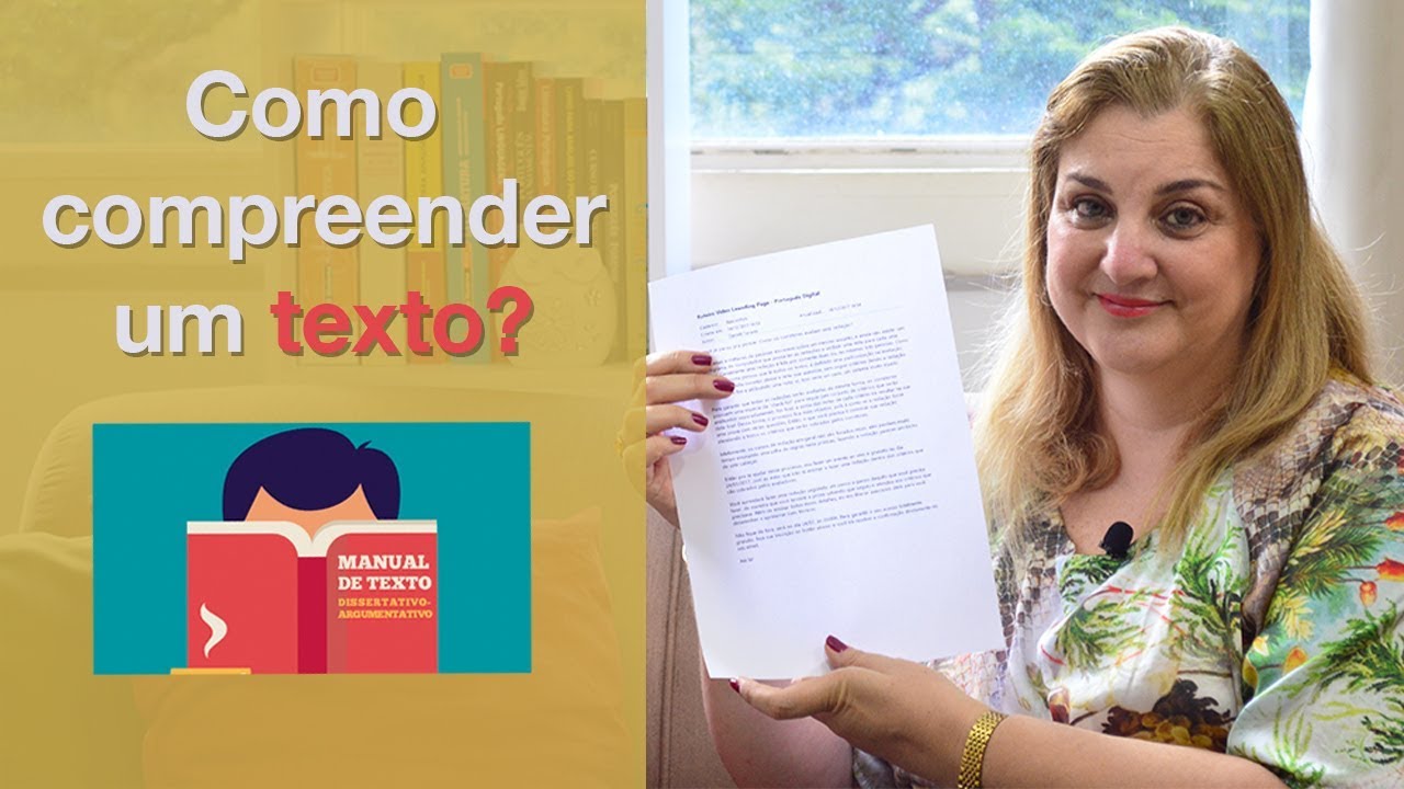 Quer saber como ler e entender um texto? | Professora Teresa Cristina