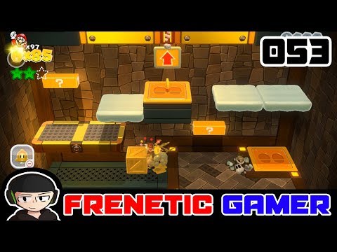 SUPER MARIO 3D WORLD: Gameplay Walkthrough World 6-7 Fuzzy Flood Mine (All Stars/Stamps)