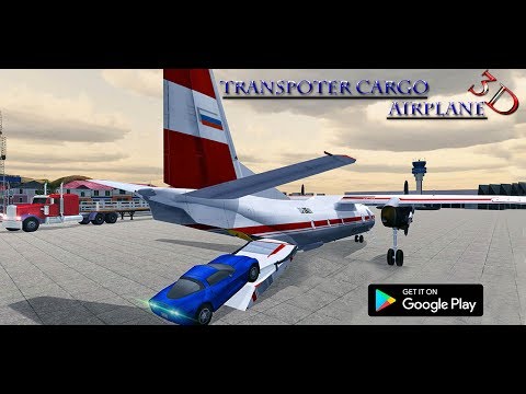 3D Cargo Airplane : Car Transporter Euro Truck Video