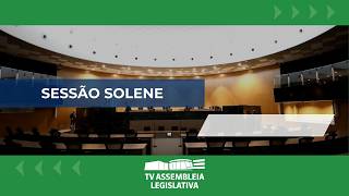 Sessão solene para entrega da Medalha do Mérito Legislativo Pedro Ludovico Teixeira.