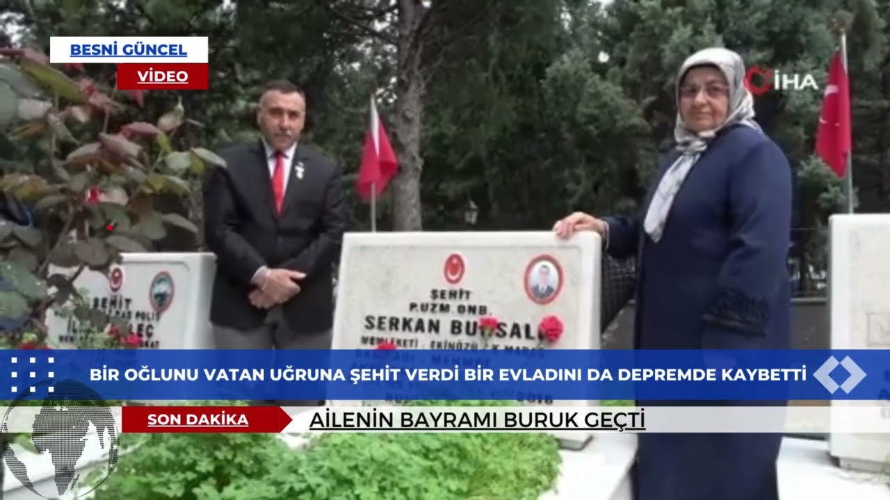 Bir oğlunu vatan uğruna şehit verdi bir evladını da depremde kaybetti