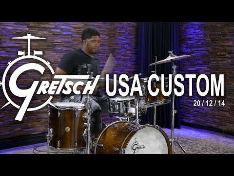 Gretsch USA Custom Drum Set 20/12/14 - Antique Maple (GUSA201214AM)