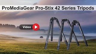 Promediagear Pro-Stix 71英寸碳纤维三脚架，带4段腿