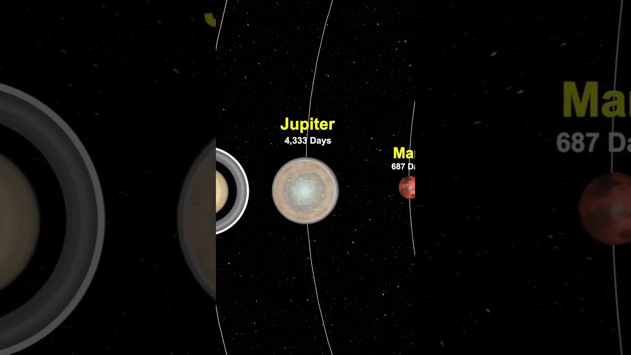 A Stunning 3D Comparison of Every Planet’s Year Around the Sun