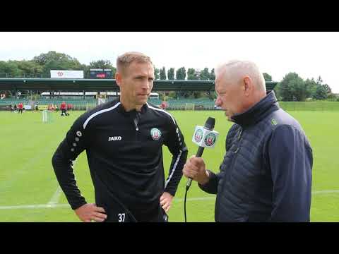 Mateusz Piątkowski przed meczem Widzew Łódź vs Górnik Polkowice
