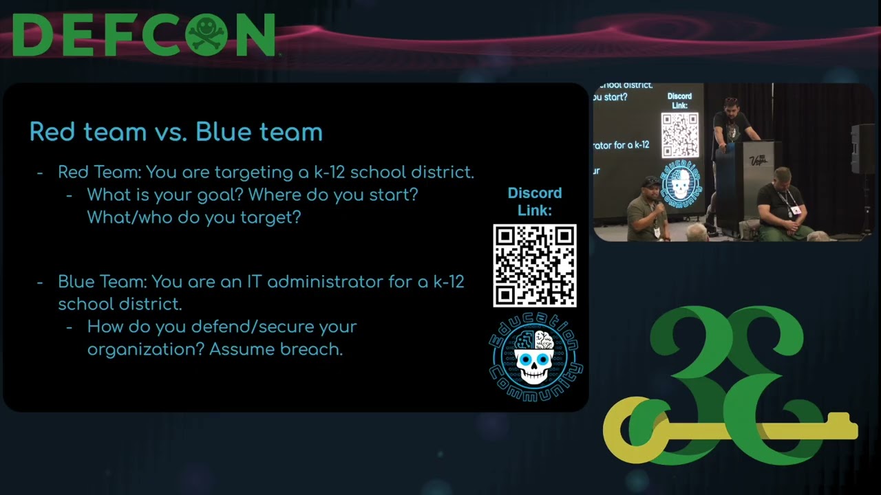 DEF CON 33 - Passing the Torch - Mentoring and Protecting Our Students - Navaar Johnson, Sam Comini