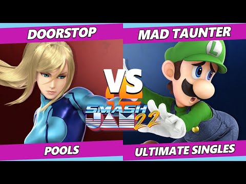 Smash Jam 22 - Doorstop (ZSS) Vs. Mad_Taunter (Luigi) SSBU Ultimate Tournament