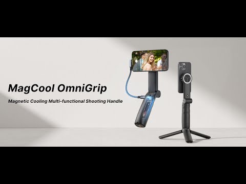 Tay Cầm Đa Năng Quay Chụp Chuyên Nghiệp MagCool OmniGrip - Khe Cắm SSD, Làm Mát Bán Dẫn, Hỗ Trợ Phụ Kiện